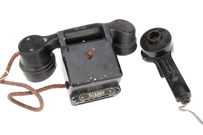 Lot 910 - A French Walnut Cased Wall Mounted Telephone Box