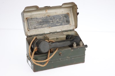 Lot 912 - A Rare Vintage Railway Engineers Field Telephone