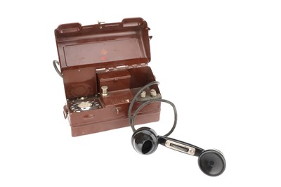 Lot 912 - A Rare Vintage Railway Engineers Field Telephone