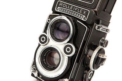 Lot 1283 - A Rollei Rolleiflex 3.5F 'White Face' TLR Camera