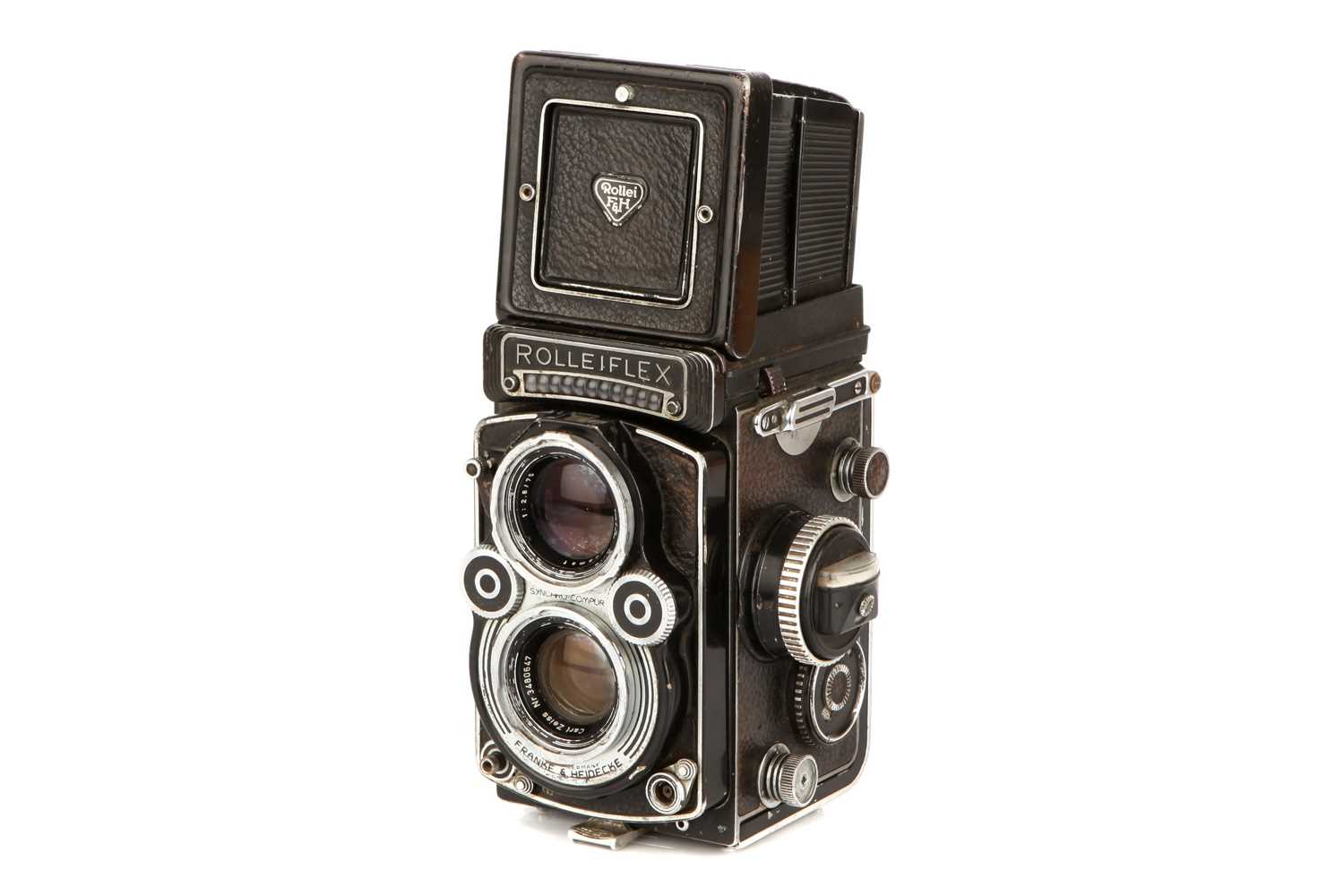 Lot 1284 - A Rollei Rolleiflex 3.5F TLR Camera,