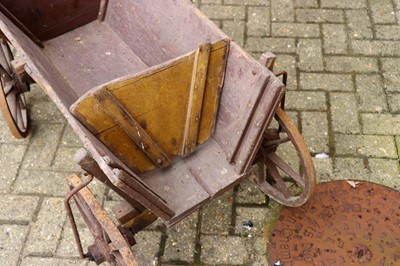 Lot 898 - A 19th Century Wooden Hand-Cart