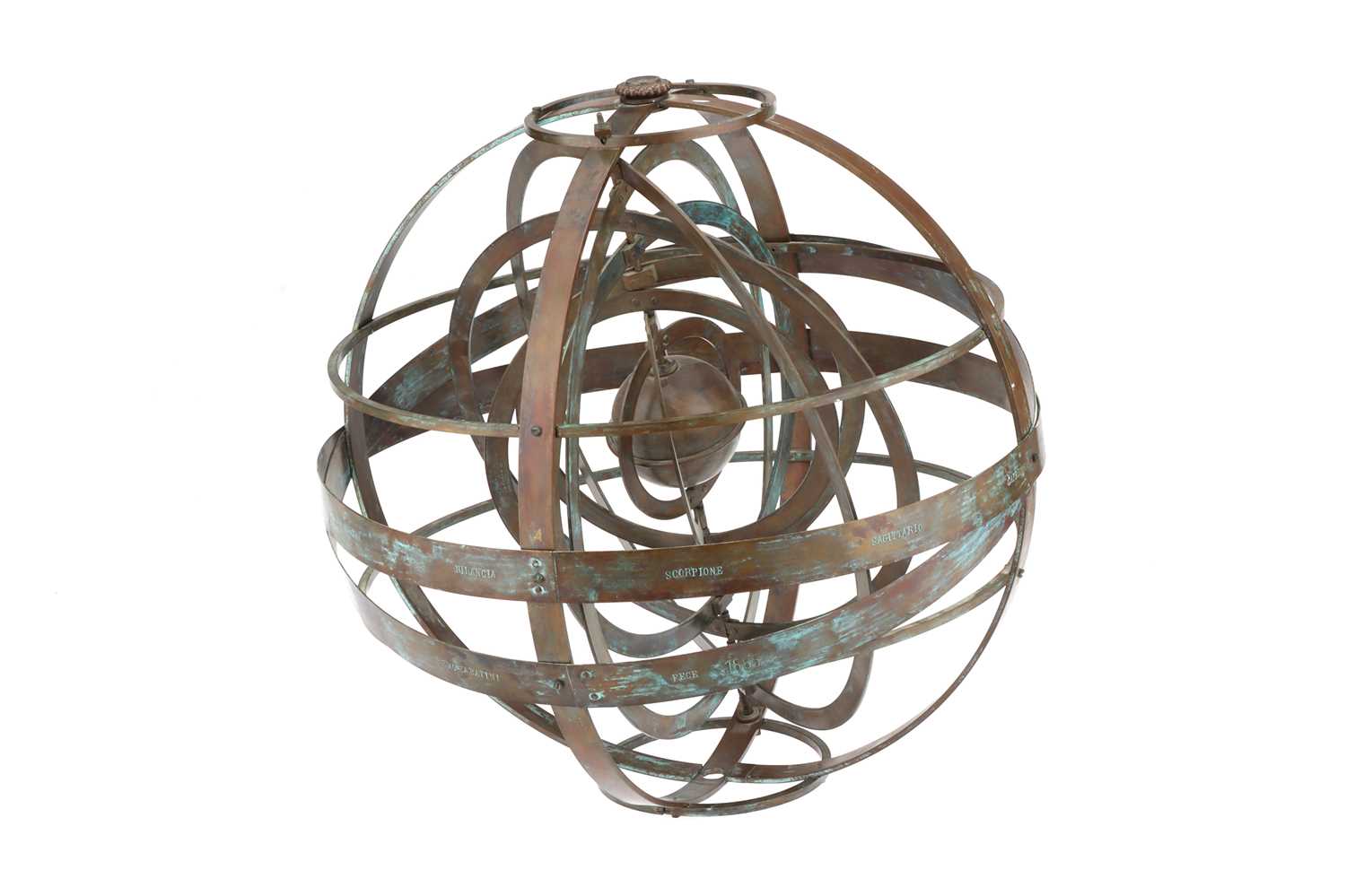 Lot 726 - A Large Copernican Armillary Sphere,