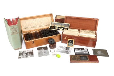 Lot 655 - An Interesting Collection of Glass Plate Negatives, lanternslides etc..