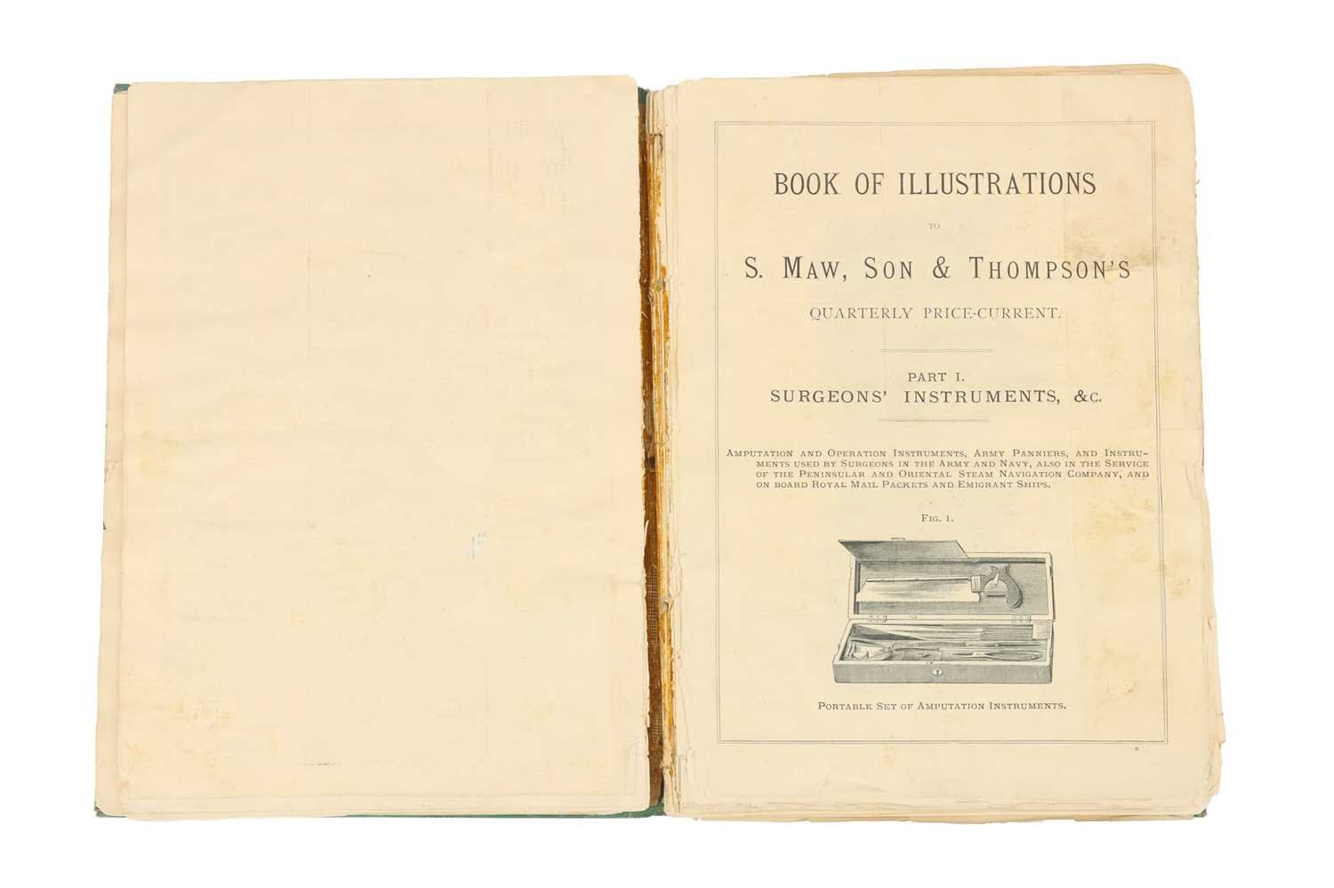 Lot 359 - Medicine - Maw, Son & Thompson's Catalogue, 1870