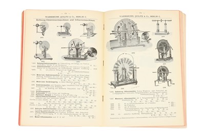 Lot 360 - Scientific - Warmbrunn, Quiltz & Co, Catalogue, 1905