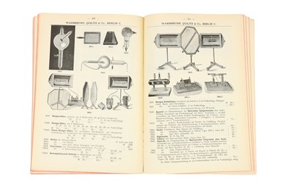 Lot 360 - Scientific - Warmbrunn, Quiltz & Co, Catalogue, 1905