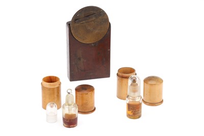 Lot 713 - Microscope Immersion Oil Bottles and Other Equipment