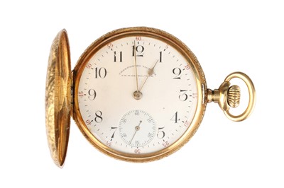 Lot 66 - An 18ct Gold  American Waltham Watch Co. Full Hunter Fob Watch