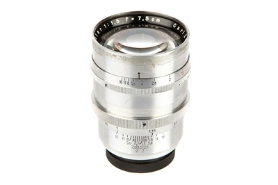 Lot 1294 - A Carl Zeiss Jena Biotar f/1.5 75mm Lens