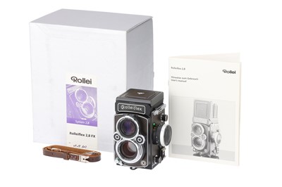Lot 233 - A Rollei Rolleiflex 2.8 FX TLR Medium Format Camera
