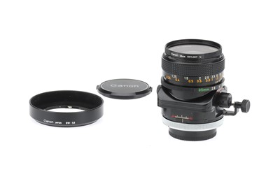 Lot 278 - A Canon TS 35mm f/2.8 S.S.C. FD Lens