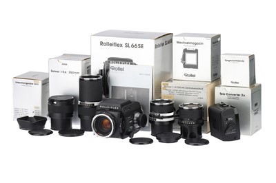 Lot 231 - A Rollei Rolleiflex SL66 SE Medium Format Camera