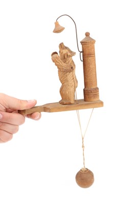 Lot 411 - A Wooden Toy Showering Bear