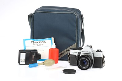 Lot 244 - A Praktica MTL 5 B 35mm SLR Camera Outift