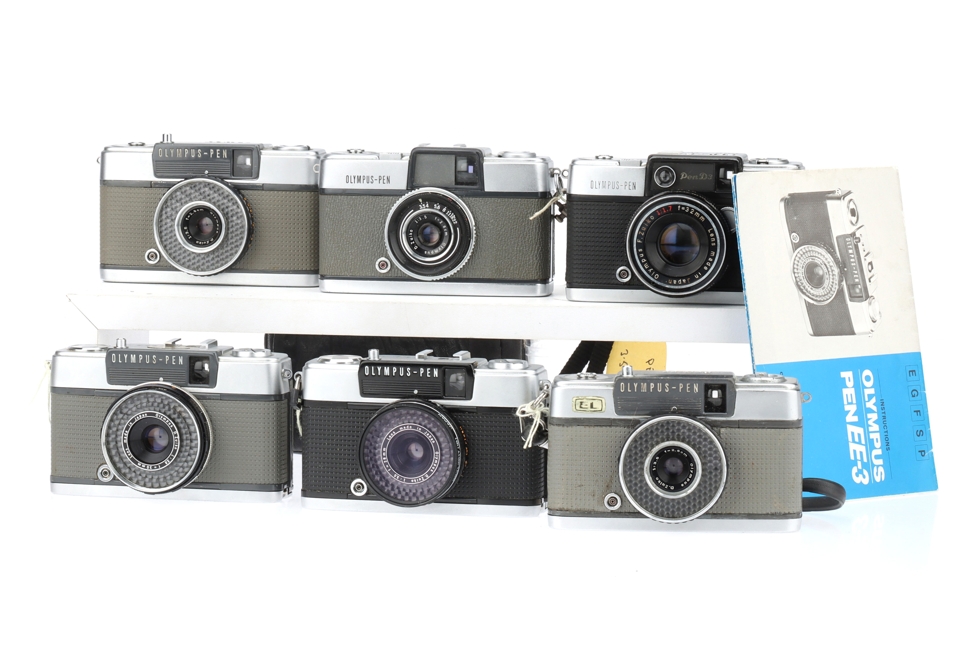 Lot 289 - A Selection of Six Olympus Pen Half Frame