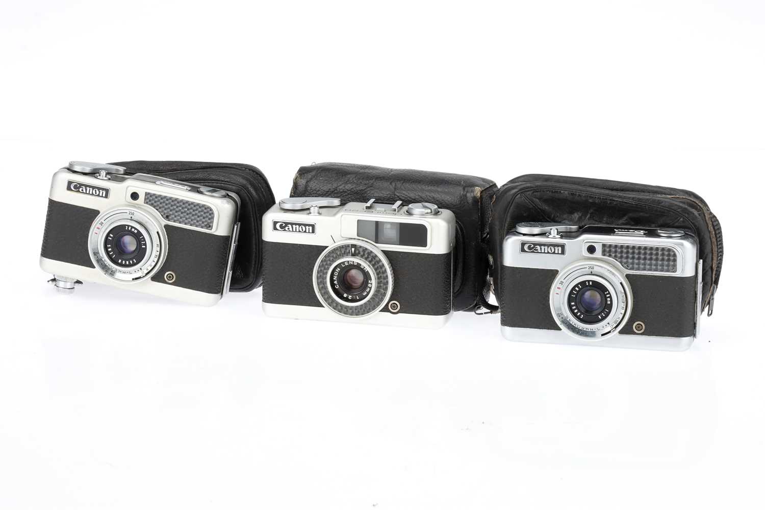 Lot 290 - Three Canon Demi Half Frame 35mm Cameras