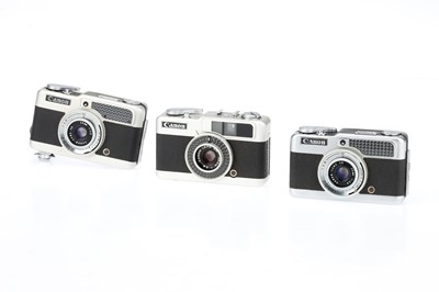 Lot 290 - Three Canon Demi Half Frame 35mm Cameras