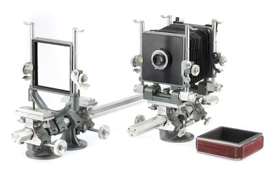 Lot 396 - A De Vere Devon Mororail Large Format Camera Outfit