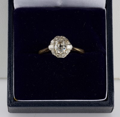 Lot 4 - A 1920s Diamond Cluster Ring
