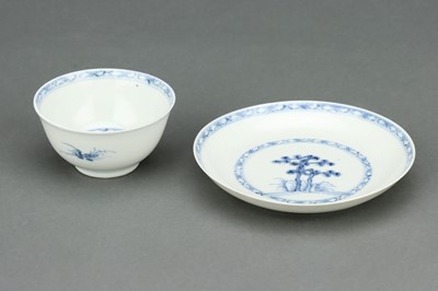 Lot 85 - A Nanking Cargo Tea Bowl & Saucer