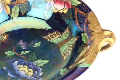 Lot 831 - A Maling Pink Lustre Baluster Vase and Cover