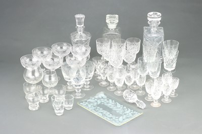 Lot 828 - A Large Group of Glass & Lead Crystal