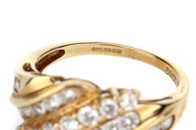 Lot 5 - A Group of Four 14 ct Gold Dress Rings