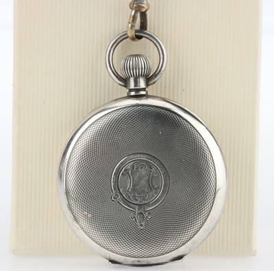 Lot 28 - A WWI Period Gentleman's Silver Fob Watch