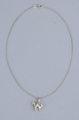 Lot 37 - 18 ct White Gold Rope-Link Chain