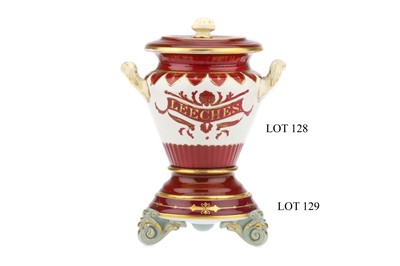 Lot 129 - A Fine Ceramic Leech Jar Display Base