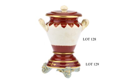 Lot 129 - A Fine Ceramic Leech Jar Display Base