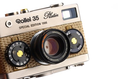 Lot 180 - A Rollei 35 Platin Special Edition Compact Camera