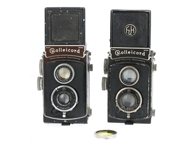 Lot 341 - Two Rolleicord Ia TLR Cameras