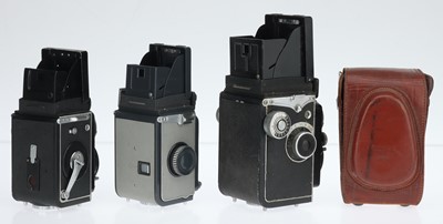 Lot 342 - Three Japanese TLR Cameras