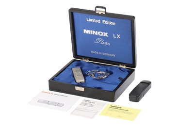 Lot 246 - A Minox LX PLatin Limited Edition Sub Miniature Camera