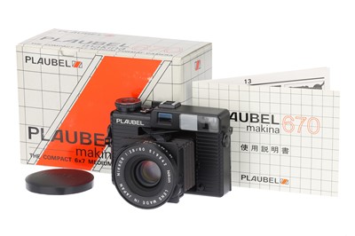 Lot 227 - A Plaubel Makina 670 Medium Format Rangefinder Camera