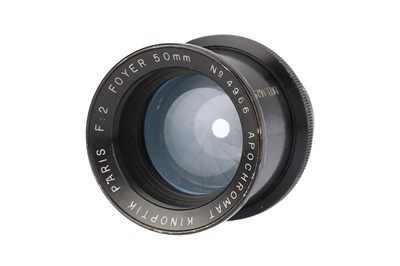 Lot 267 - A Kinoptik Foyer Apochromat f/2 50mm Lens