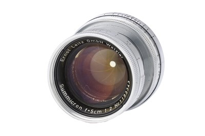 Lot 20 - A Leitz Summicron 'Thorium' f/2 50mm Lens