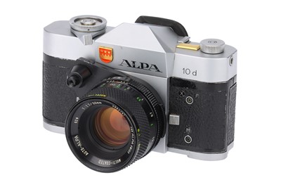 Lot 164 - A Pignons Alpa 10d SLR Camera Outfit