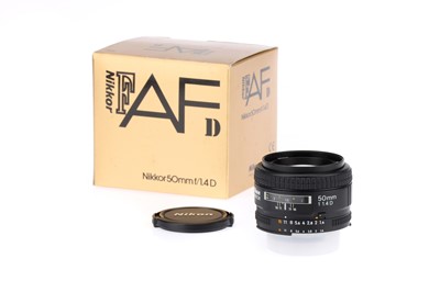 Lot 152 - A Nikon AF Nikkor D f/1.4 50mm Lens