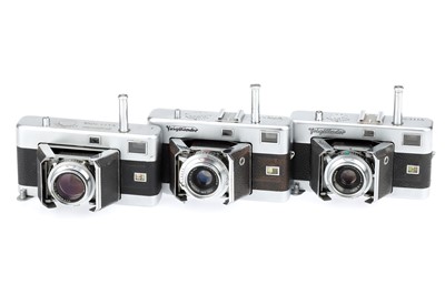 Lot 233 - Three Voigtlander Vitessa Rangefinder Cameras