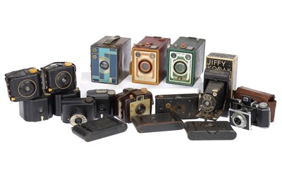 Lot 455 - A Selection of Box and Folding Cameras