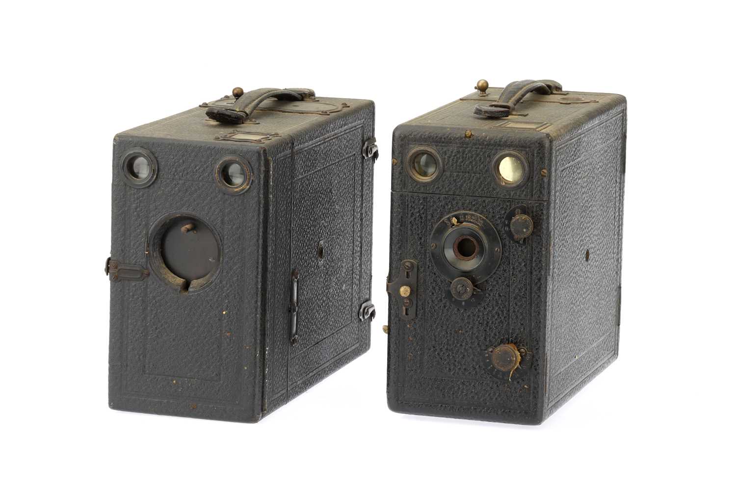 Lot 463 - Two Falling Plate Magazine Box Cameras