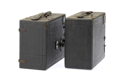 Lot 463 - Two Falling Plate Magazine Box Cameras