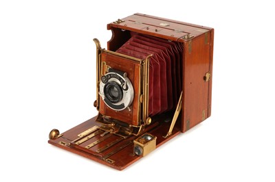 Lot 1330 - A J. Lizars 'Challenge' Half Plate Tropical Hand & Stand Camera