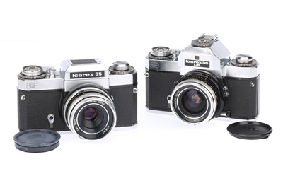 Lot 211 - Two Zeiss Ikon Icarex 35mm SLR Cameras