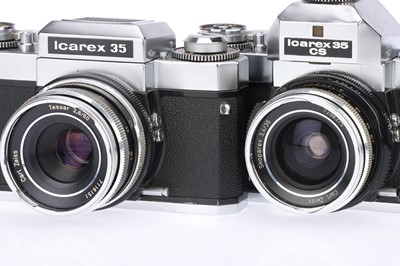 Lot 211 - Two Zeiss Ikon Icarex 35mm SLR Cameras