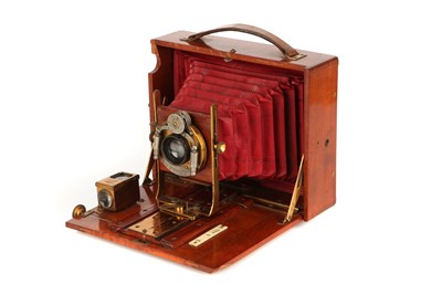 Lot 1331 - A J. Lizars 'Challenge' Model C Tropical 4¾×6½" Hand & Stand Camera