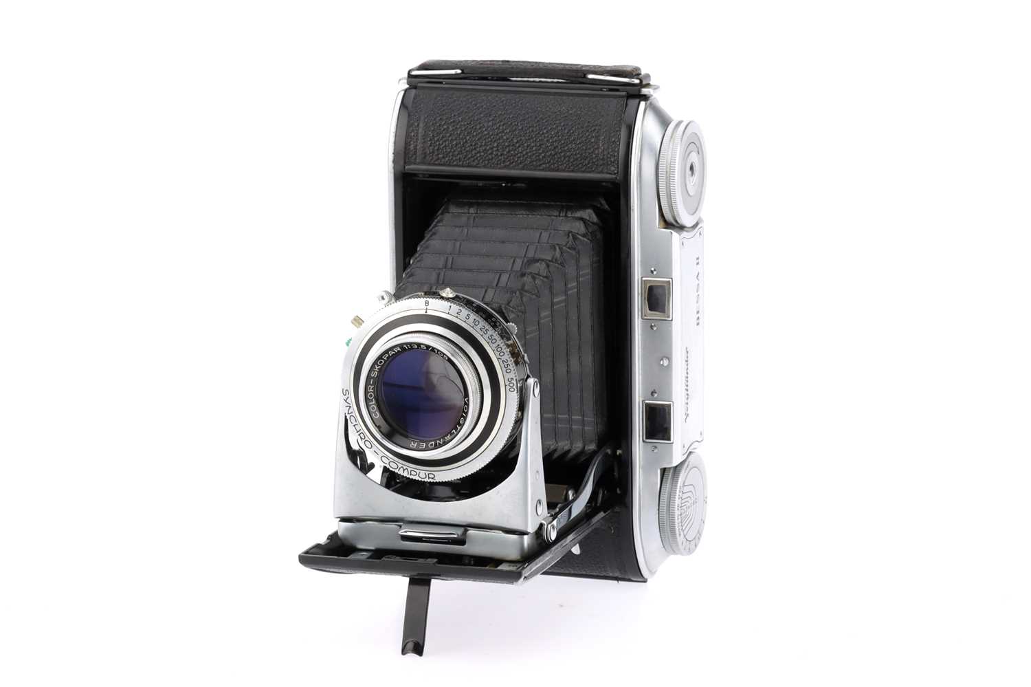 Lot 357 - A Voigtlander Bessa II Medium Format Folding Rangefinder Camera